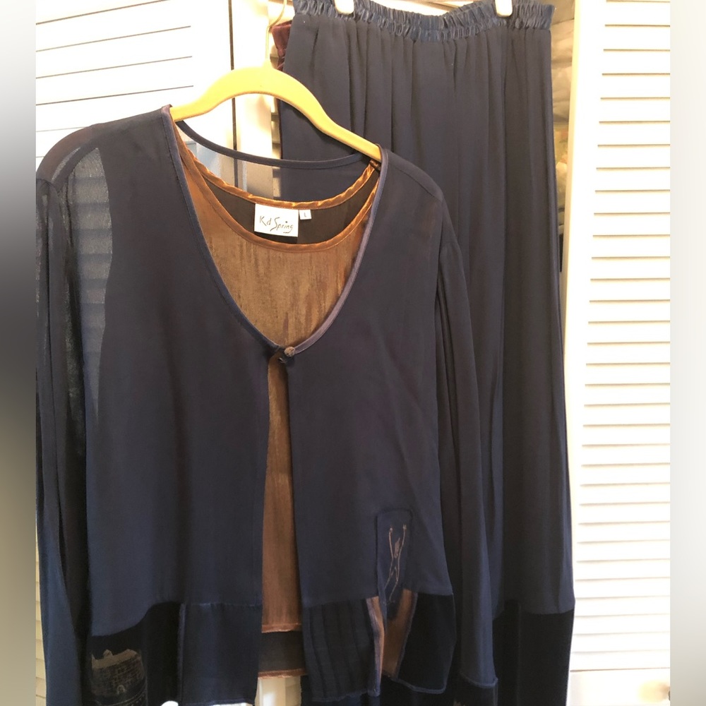 KDSpring Art to Wear vintage ensemble